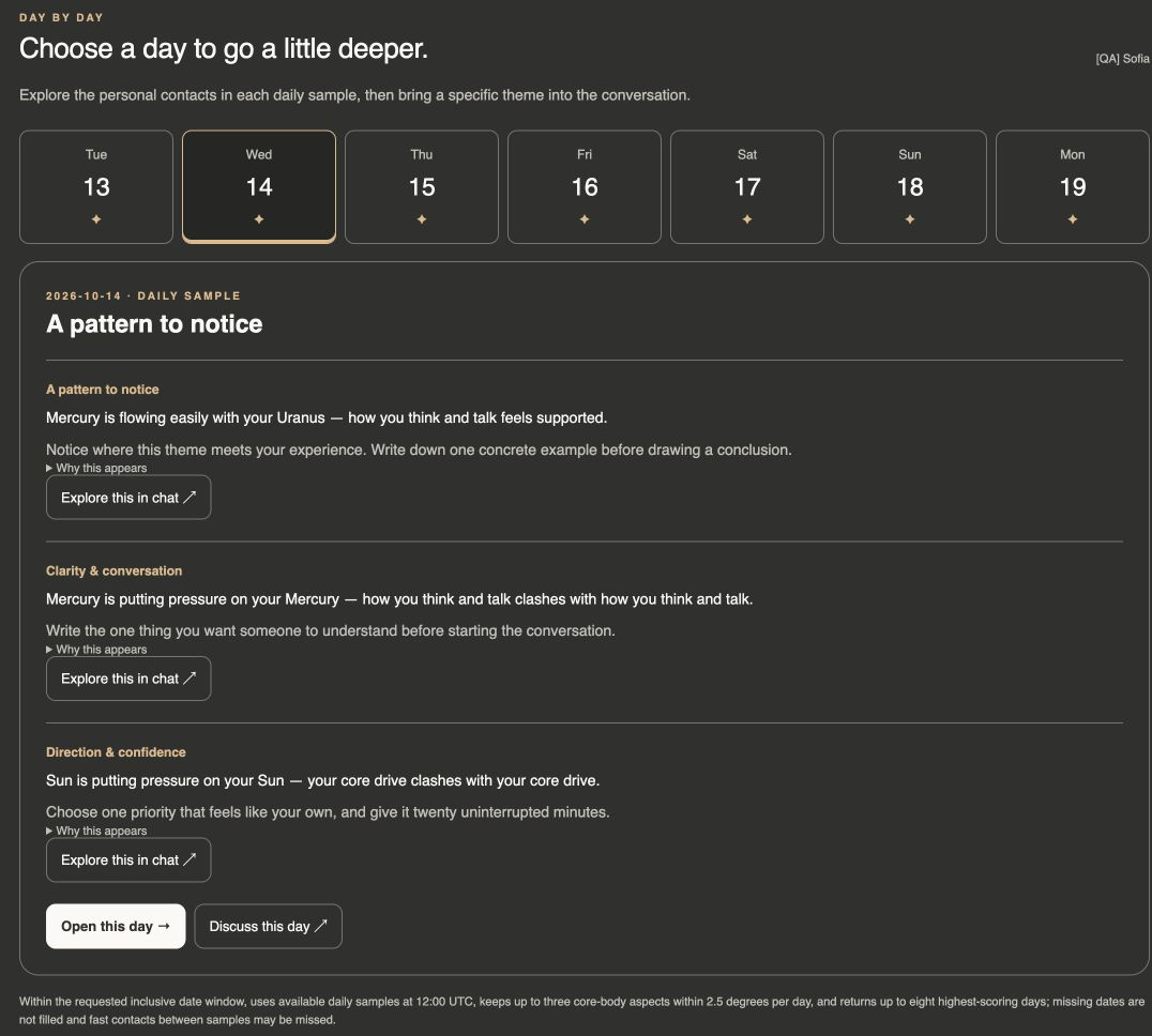 The Astro Diary screenshot